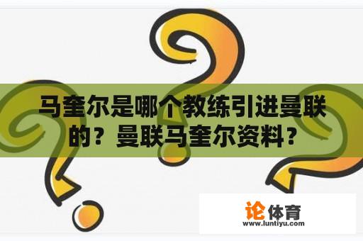 马奎尔是哪个教练引进曼联的？曼联马奎尔资料？