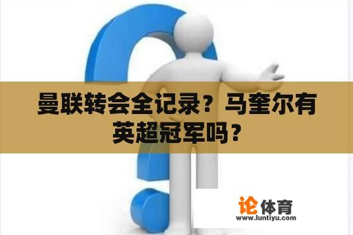 曼联转会全记录？马奎尔有英超冠军吗？