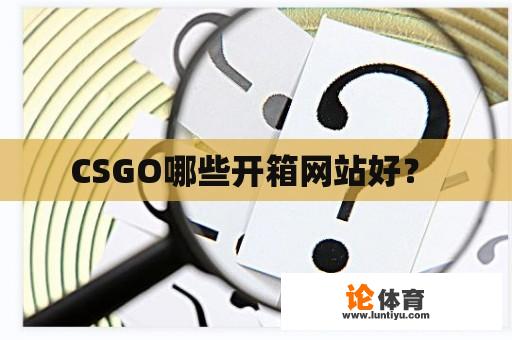 CSGO哪些开箱网站好？ 