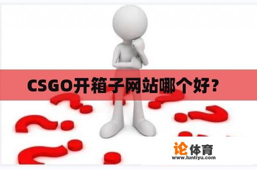 CSGO开箱子网站哪个好？ 