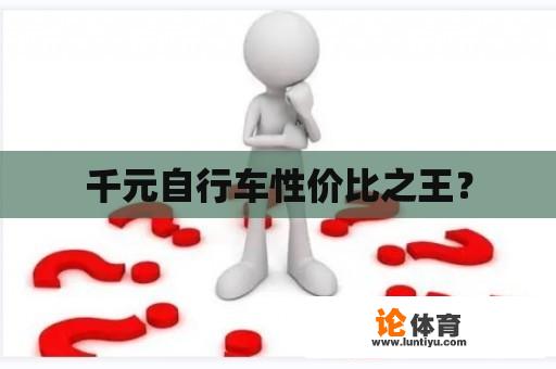 千元自行车性价比之王? 千元自行车性价比之王?