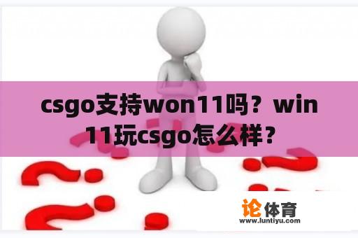 csgo支持won11吗？win11玩csgo怎么样？