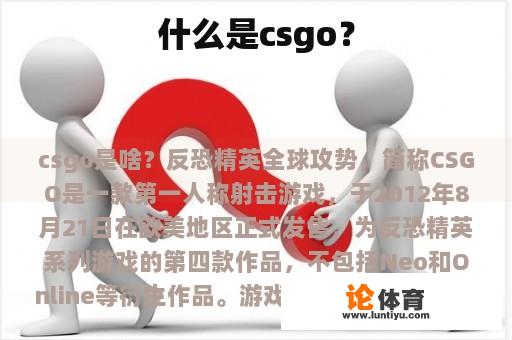 什么是csgo？