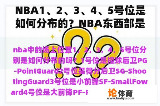 NBA1、2、3、4、5号位是如何分布的？NBA东西部是如何划分的？