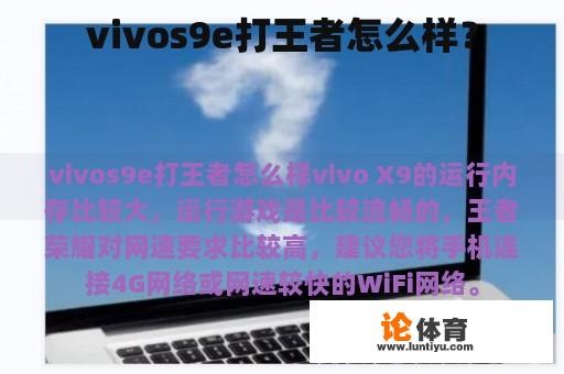 vivos9e打王者怎么样？