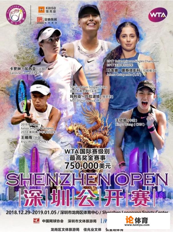 WTA 2019深圳网球公开赛于12月29号开战，你觉得哪位球员会在深圳夺冠