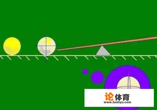 台球低杆怎么打