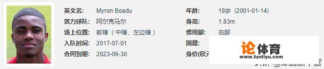 西媒：巴萨盯上荷兰天才前锋博阿杜，年仅19岁，此人实力如何