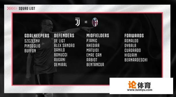 意甲第8轮尤文VS博洛尼亚,C罗入选了大名单,CCTV5会直播这场比赛吗 意甲第8轮尤文VS博洛尼亚,C罗入选了大名单,CCTV5会直播这场比赛吗