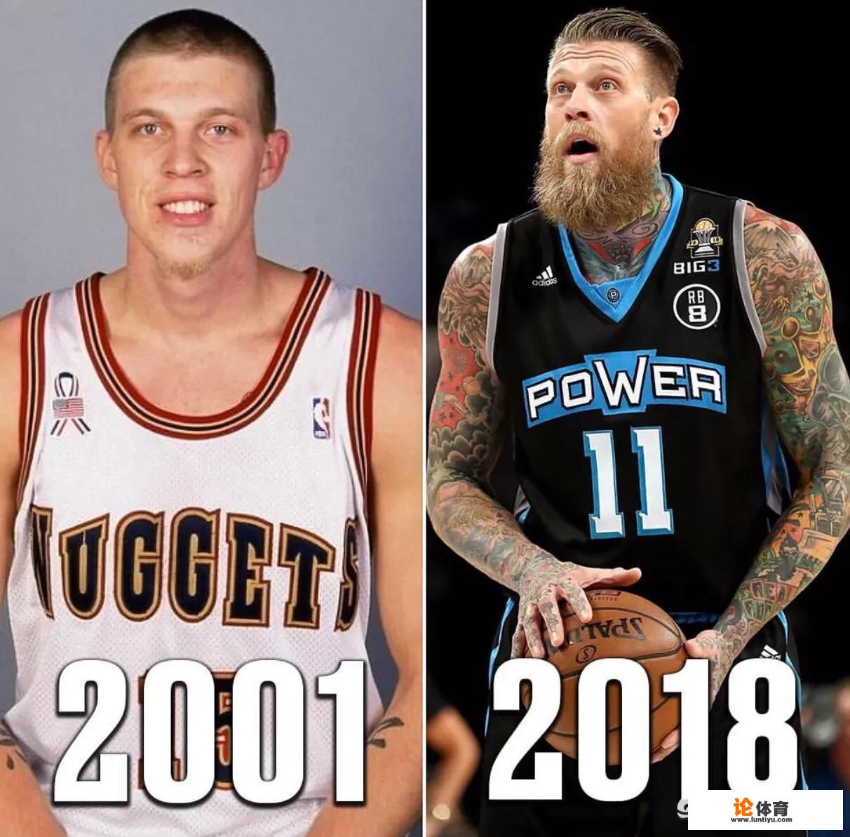 NBA中,有哪些球员在职业生涯打球时期,在相貌上发生了翻天覆地的变化?你如何评价 NBA中,有哪些球员在职业生涯打球时期,在相貌上发生了翻天覆地的变化?你如何评价