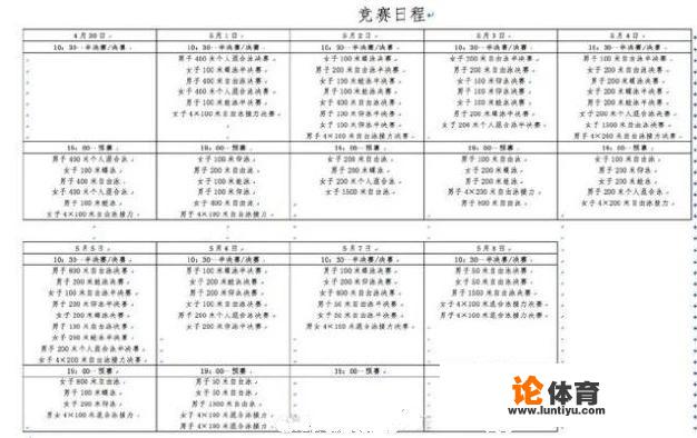 全国游泳冠军赛赛程赛况2021？_游泳运动员金沿