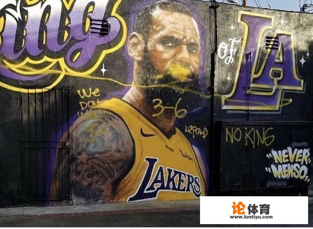 如何看待詹姆斯的画像连续三次遭到破坏这件事？_NBA詹姆斯头像