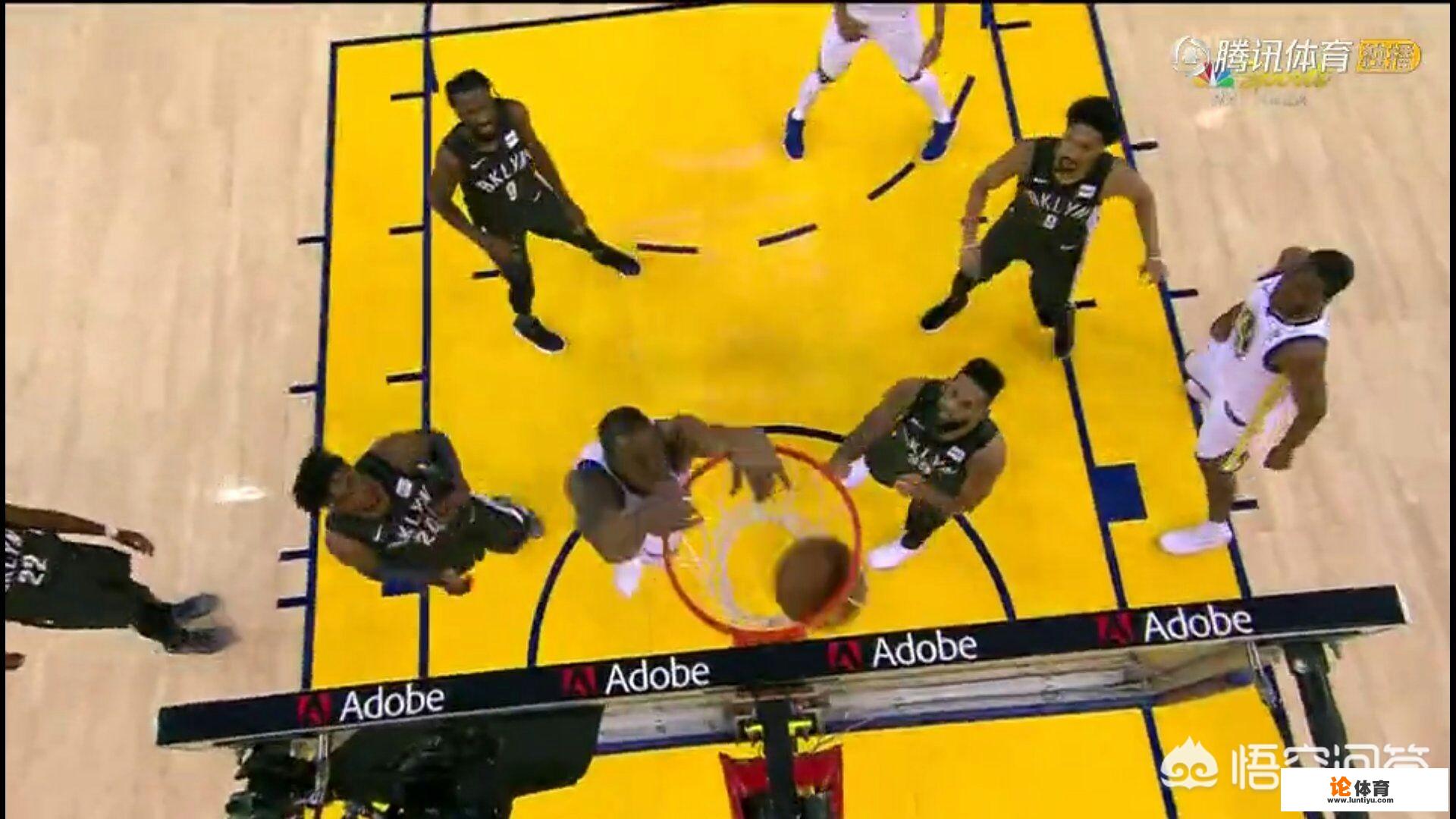 勇士对篮网第四节中段，一哥突破双手暴扣，紧接着空切单手劈扣，伊戈达拉真的老了吗