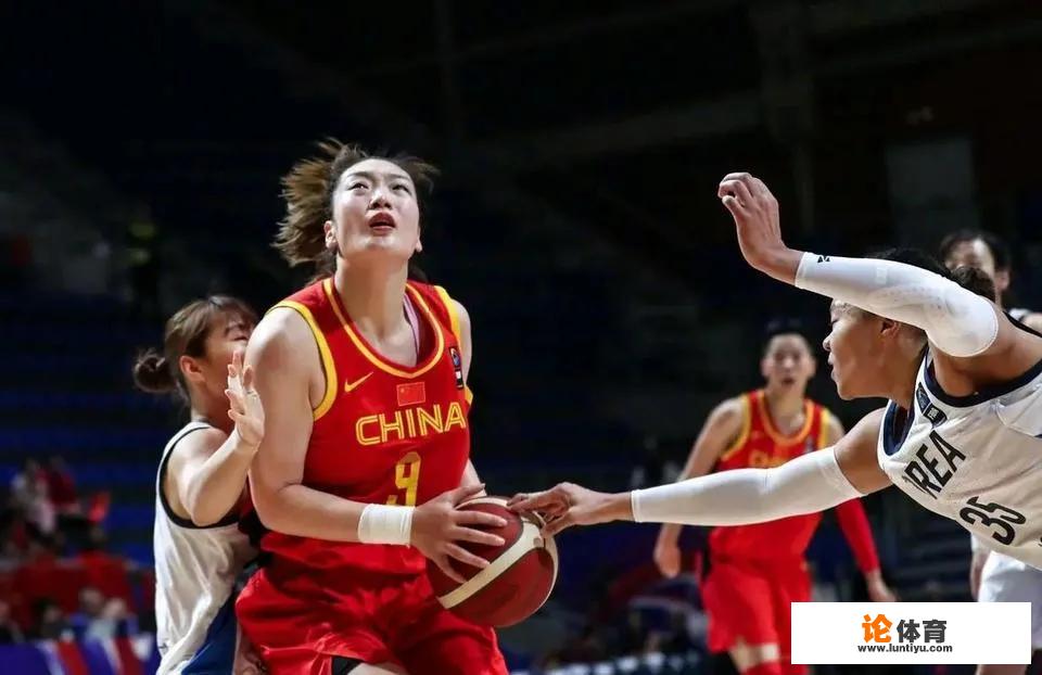 男篮和女篮投篮的区别