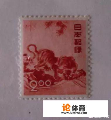 求1950年第一张生肖虎邮票的全版图片，外加小全张图片