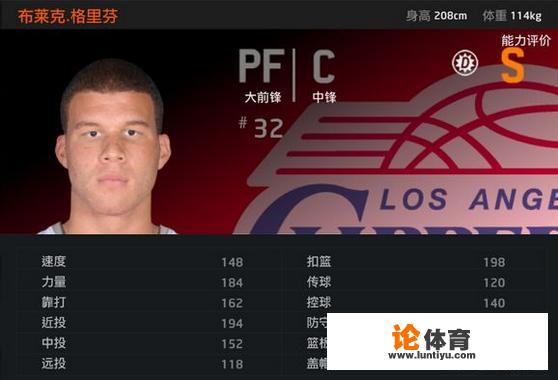 nba2kol2身高最高的？