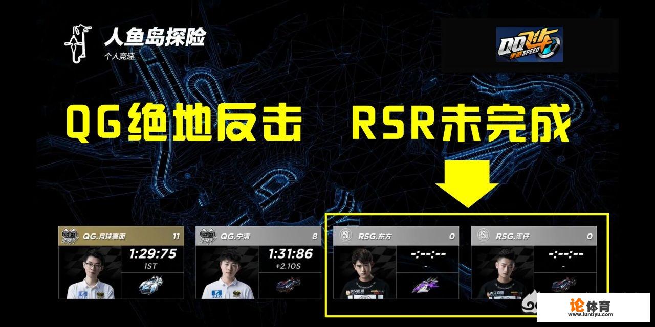 如何看待《QQ飞车》手游S联赛决赛RSG人鱼岛探险两个未完成,QG完成绝地翻盘? 如何看待《QQ飞车》手游S联赛决赛RSG人鱼岛探险两个未完成,QG完成绝地翻盘?