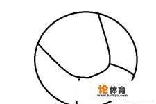 简笔画排球的画法？