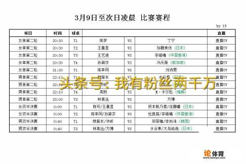 哪个台直播乒乓球比赛？